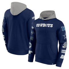 Dallas Cowboys Fanatics Patched Out Pullover Hoodie