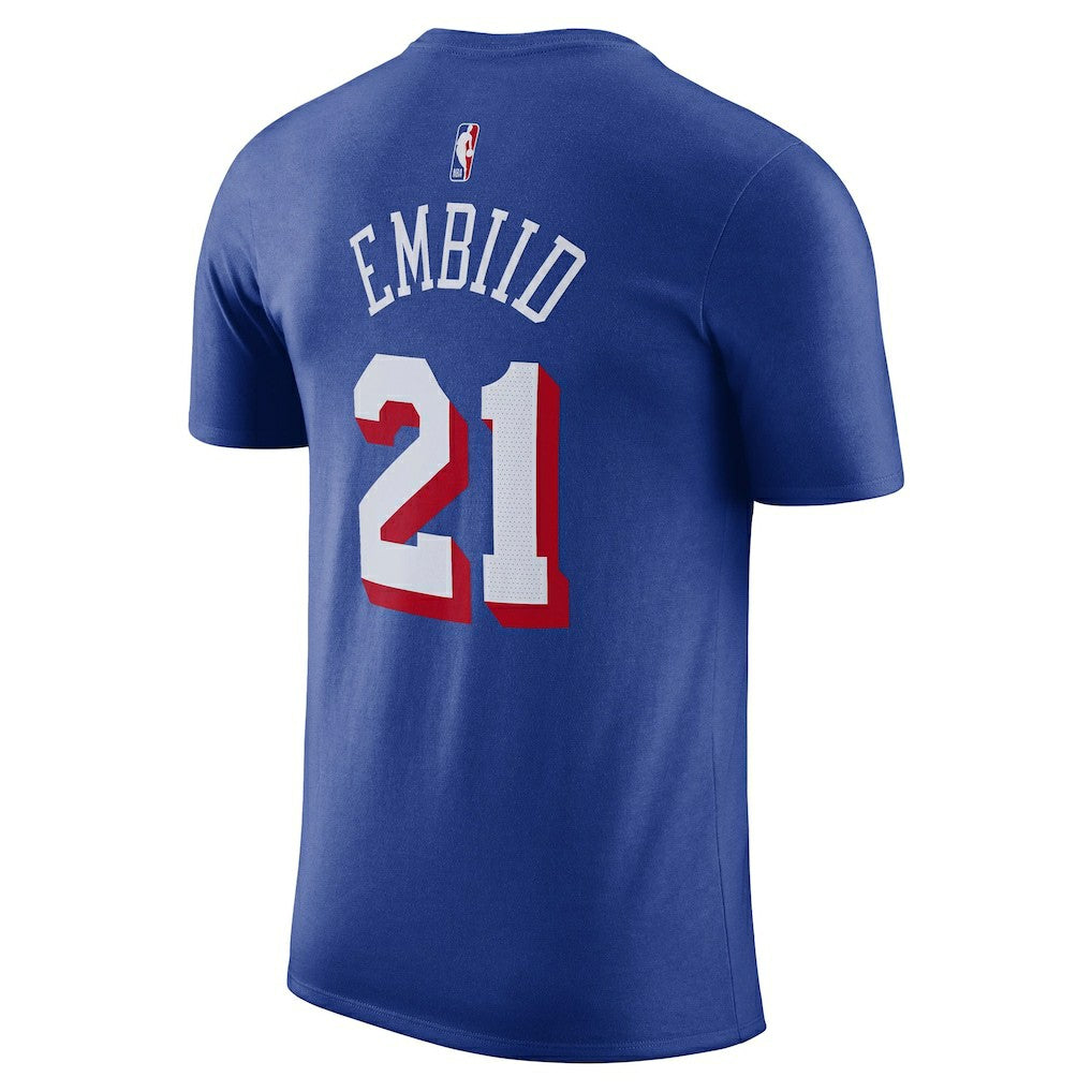 Joel Embiid Philadelphia 76ers Name & Number T-Shirt On Sale
