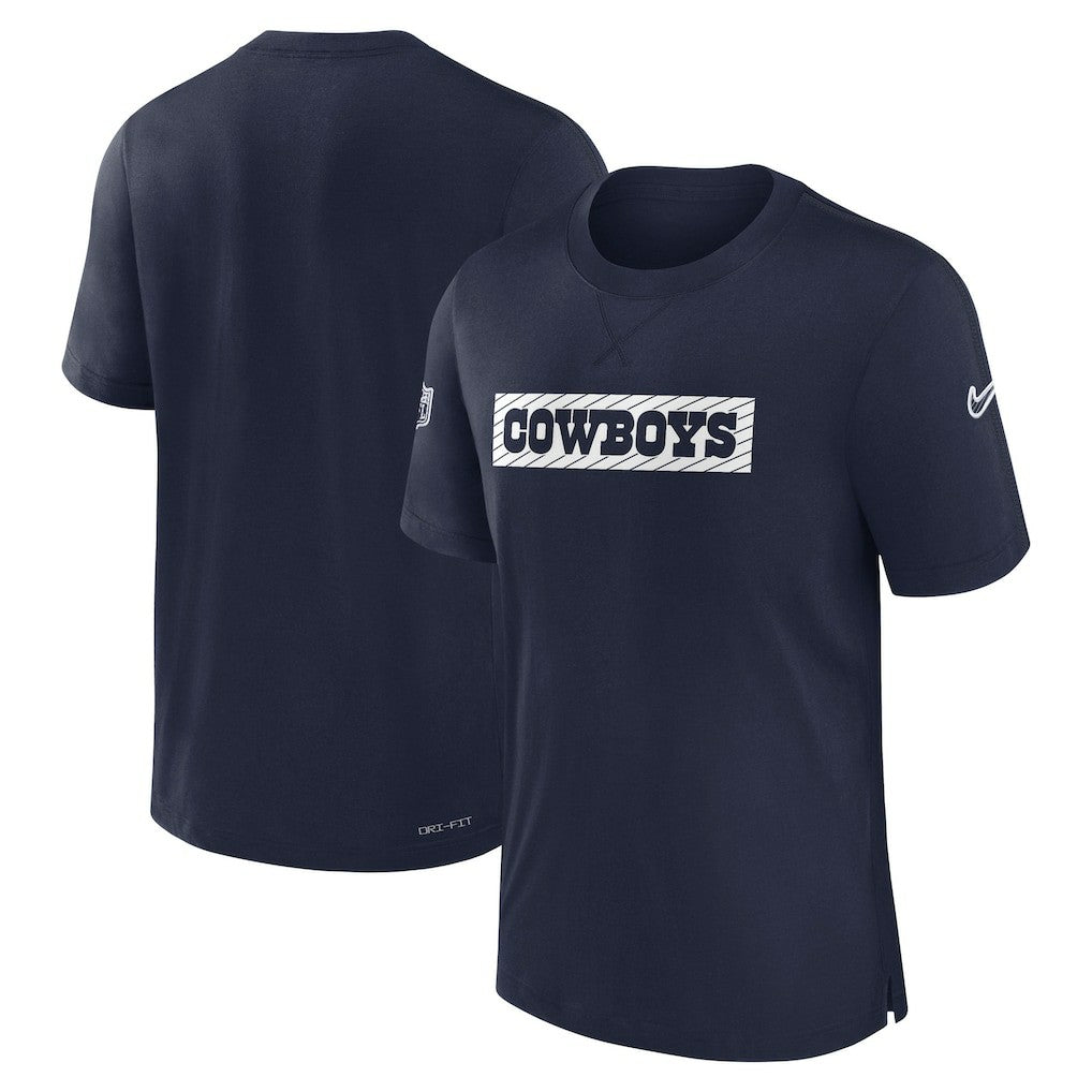 Dallas Cowboys Nike 2024/25 Sideline Player Tri-Blend Performance T-Shirt