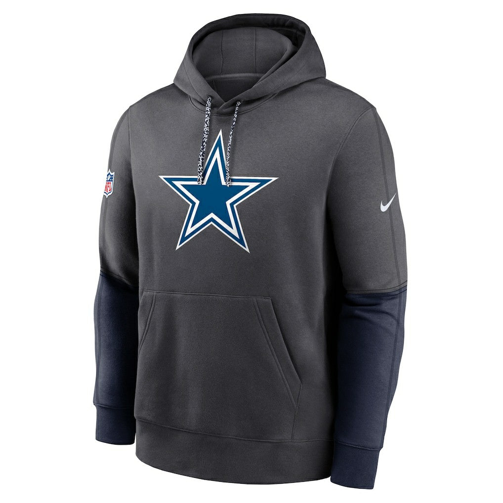 Dallas Cowboys Nike 2024 Sideline Club Pullover Hoodie