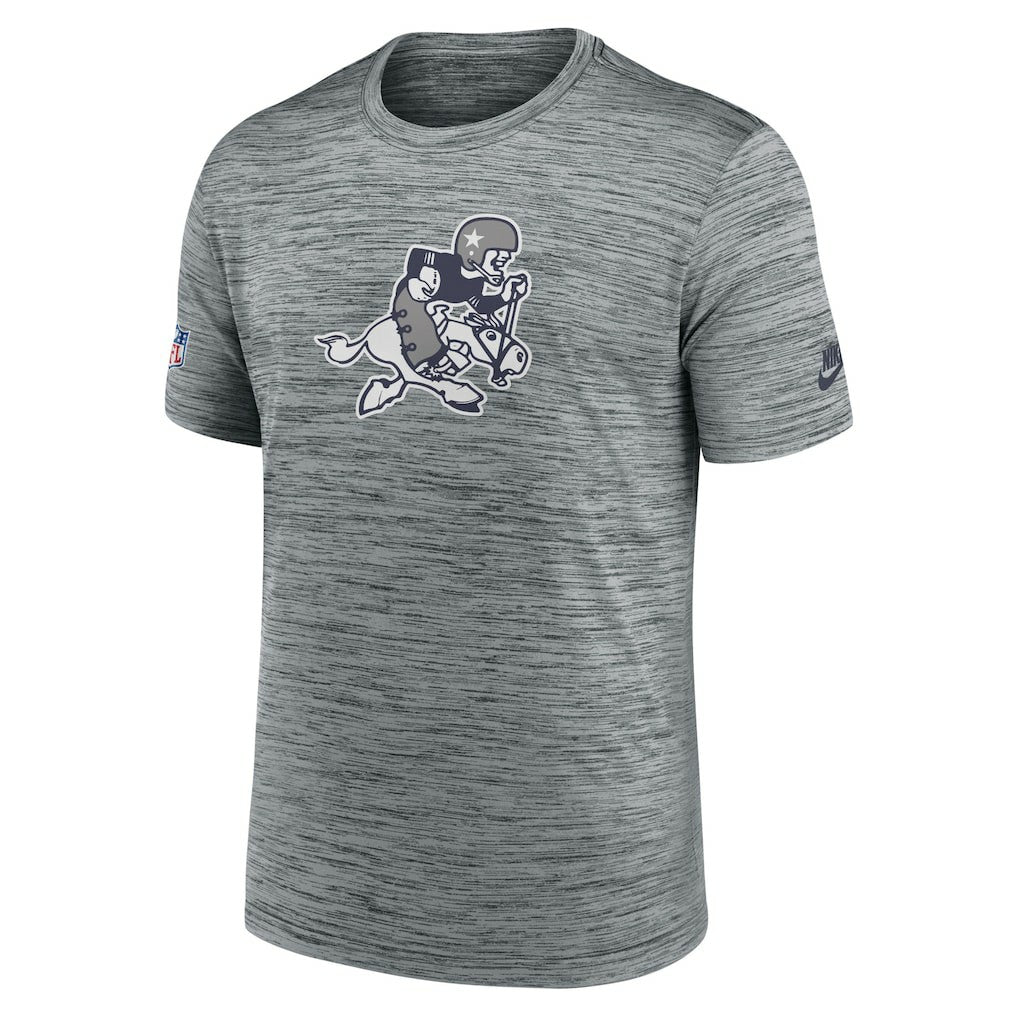 Dallas Cowboys Nike Sideline Velocity Throwback Logo Dri-FIT T-Shirt