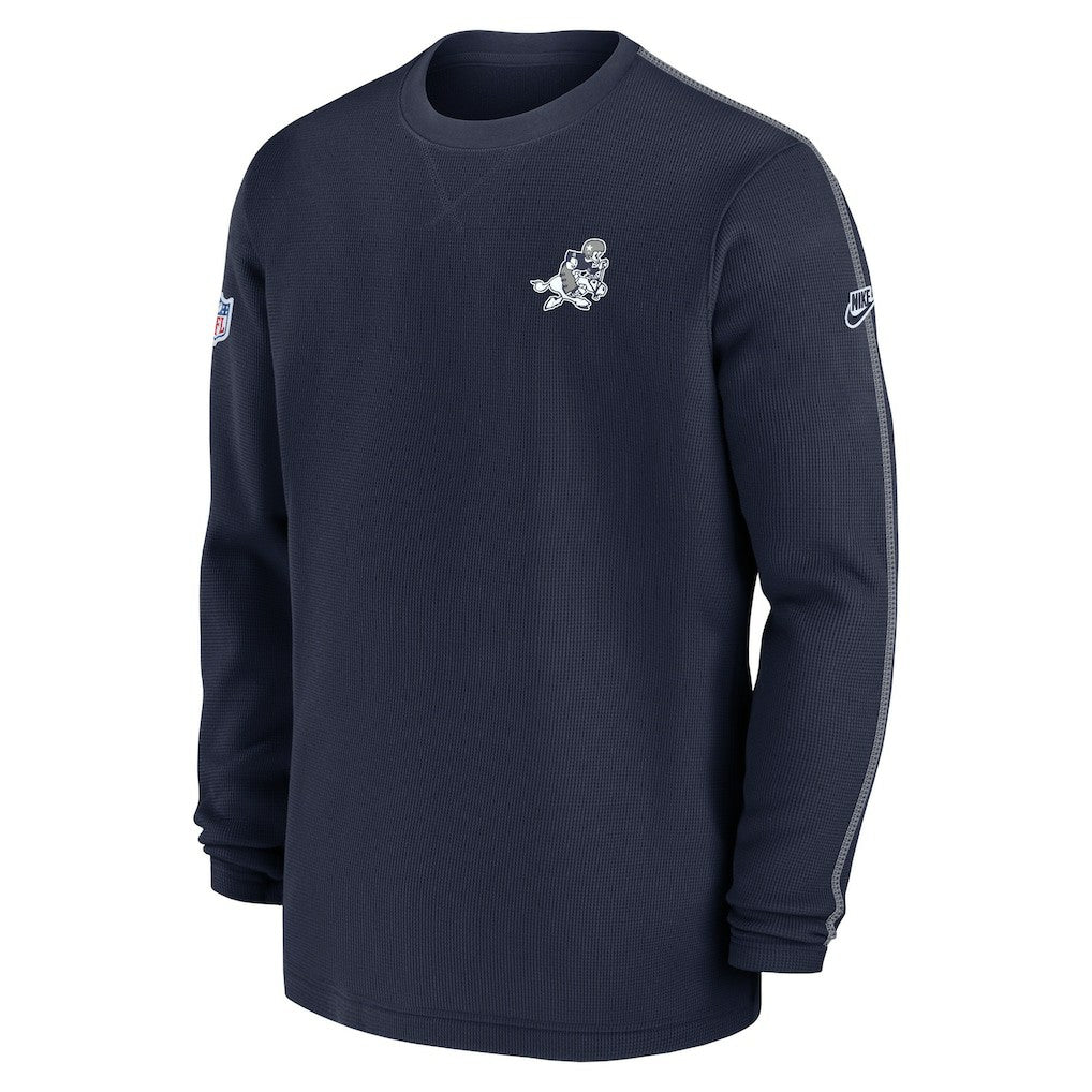 Dallas Cowboys Nike 2024 Sideline Coach Vintage Pullover Sweatshirt