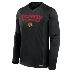 Chicago Blackhawks Fanatics Authentic Pro Rink Tech Long Sleeve T-Shirt Sale