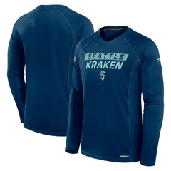 Seattle Kraken Fanatics Authentic Pro Rink Tech Long Sleeve T-Shirt Online