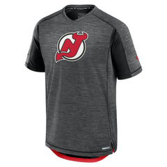 New Jersey Devils Fanatics Authentic Pro Rink Tech T-Shirt On Sale
