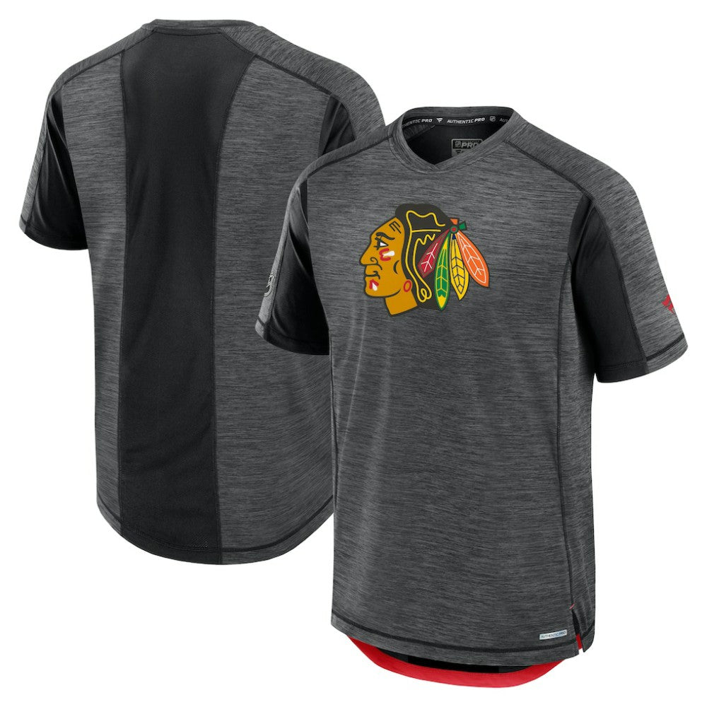 Chicago Blackhawks Fanatics Authentic Pro Rink Tech T-Shirt Discount