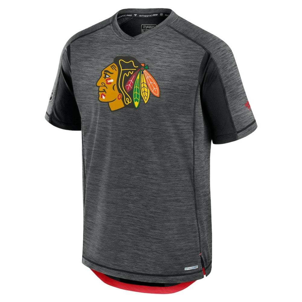 Chicago Blackhawks Fanatics Authentic Pro Rink Tech T-Shirt Discount