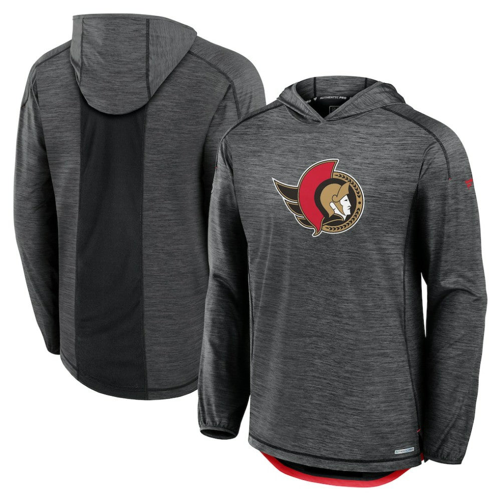 Ottawa Senators Fanatics Authentic Pro Rink Lightweight Pullover Hoodie Outlet