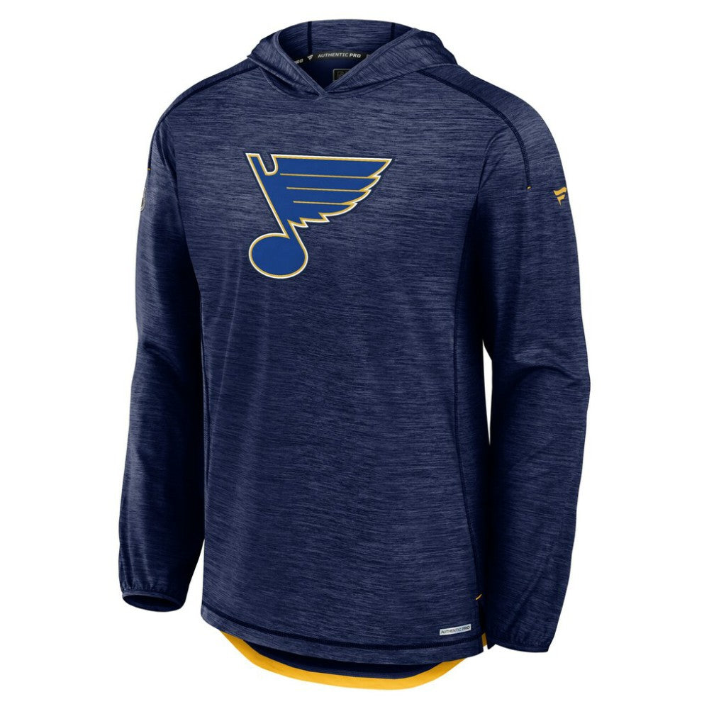 St. Louis Blues Fanatics Authentic Pro Rink Lightweight Pullover Hoodie Sale