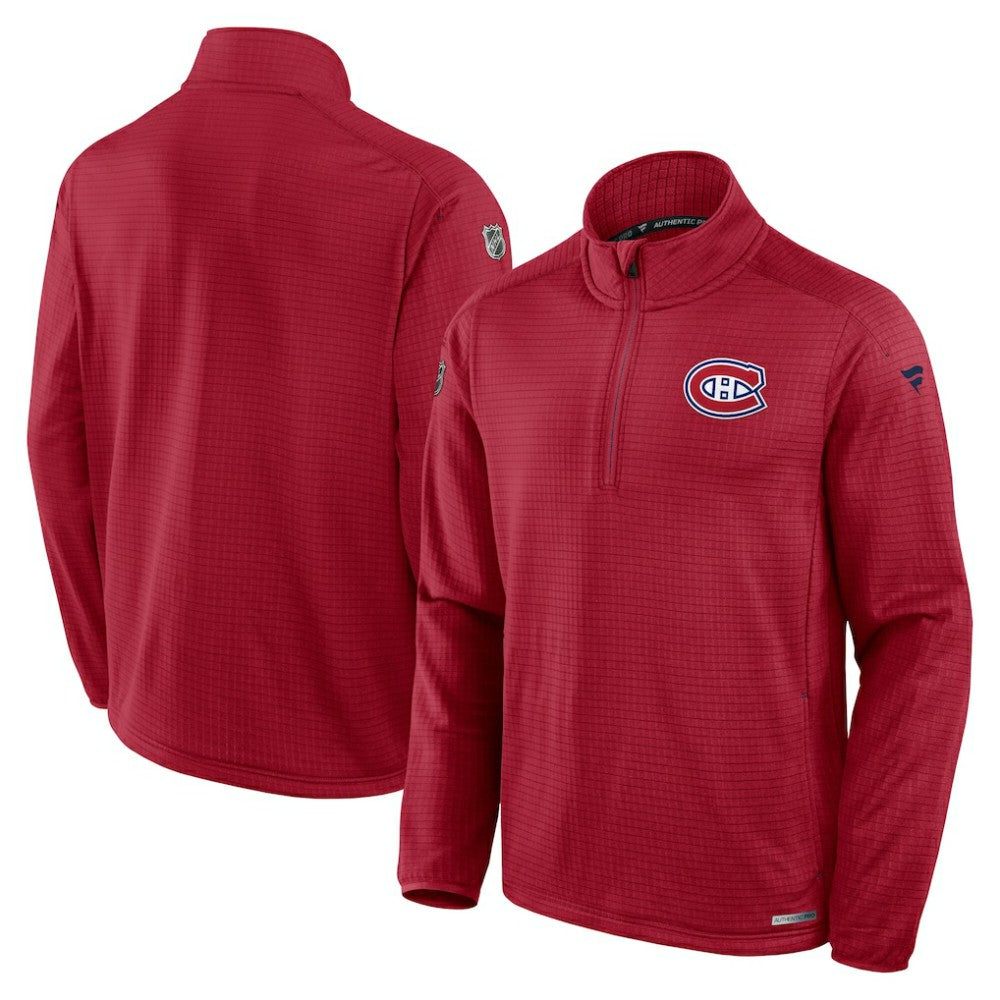Montreal Canadiens Fanatics Authentic Pro Rink Quarter-Zip Jacket Sale