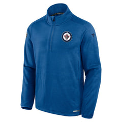 Winnipeg Jets Fanatics Authentic Pro Rink Quarter-Zip Jacket On Sale