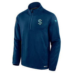 Seattle Kraken Fanatics Authentic Pro Rink Quarter-Zip Jacket Discount