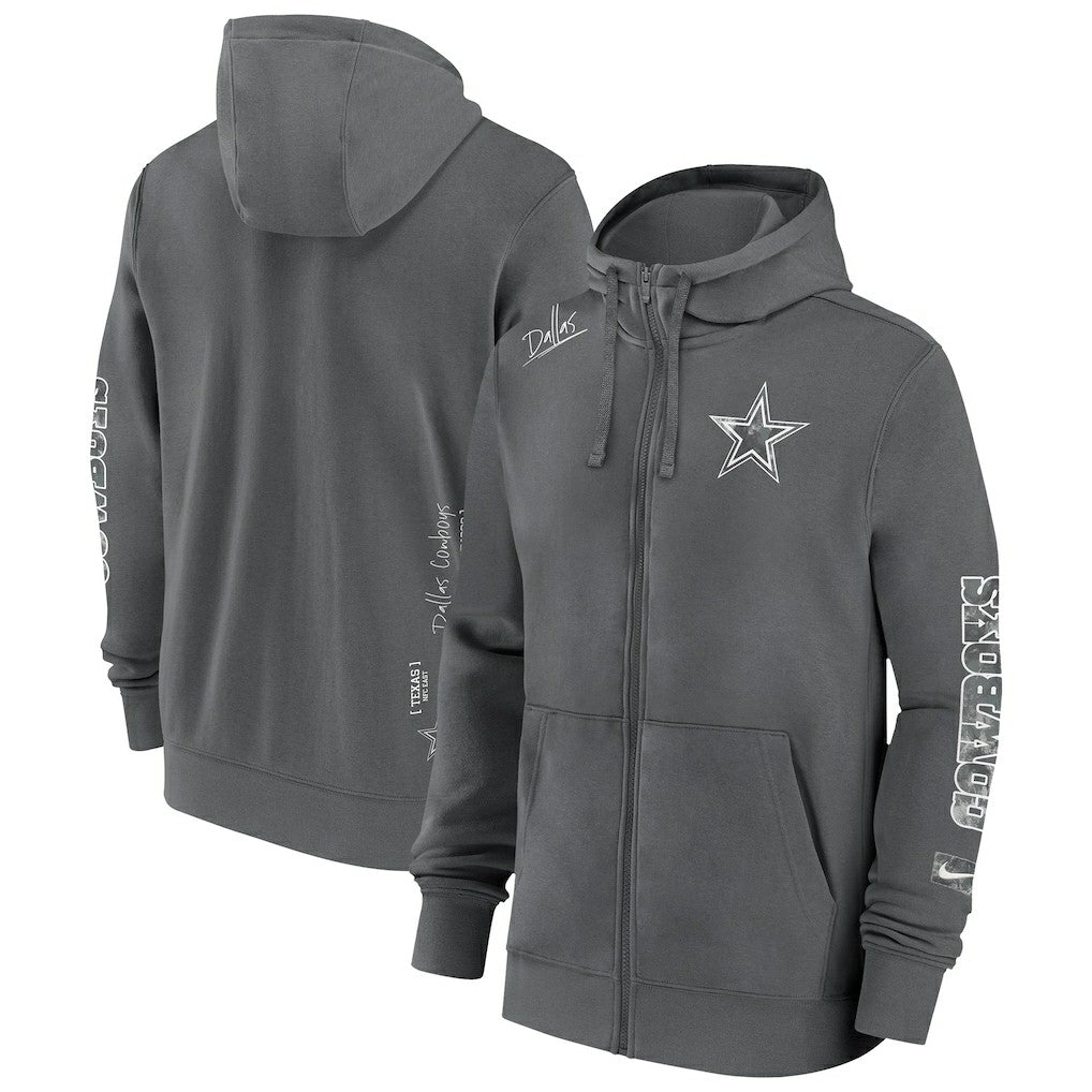 Dallas Cowboys Nike Primetime Club Full-Zip Hoodie
