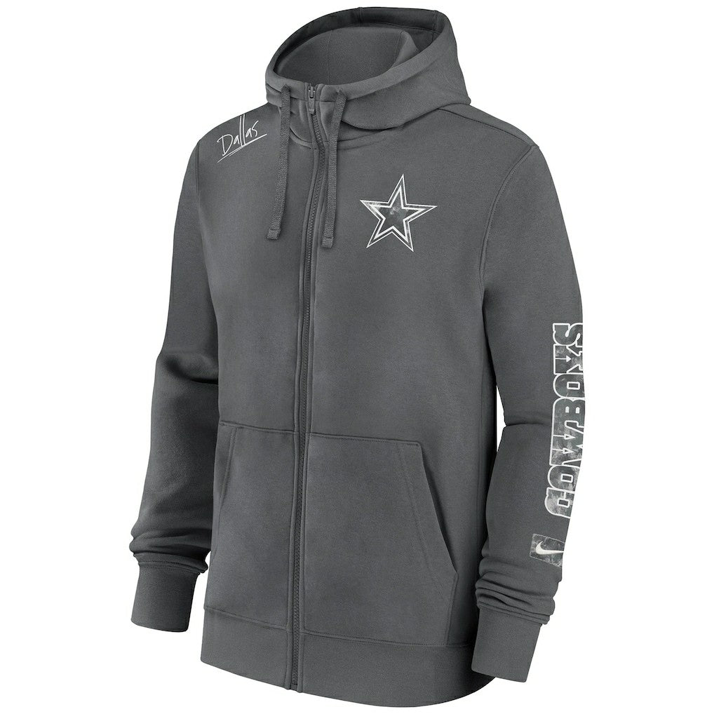 Dallas Cowboys Nike Primetime Club Full-Zip Hoodie