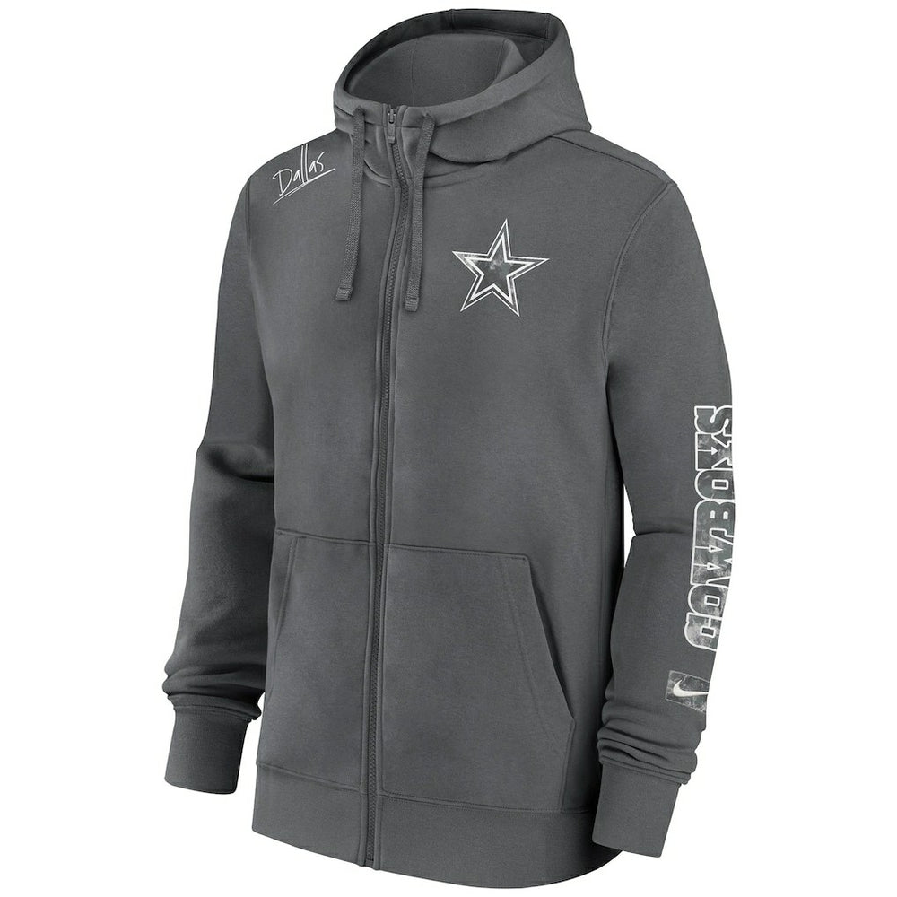 Dallas Cowboys Nike Primetime Club Full-Zip Hoodie