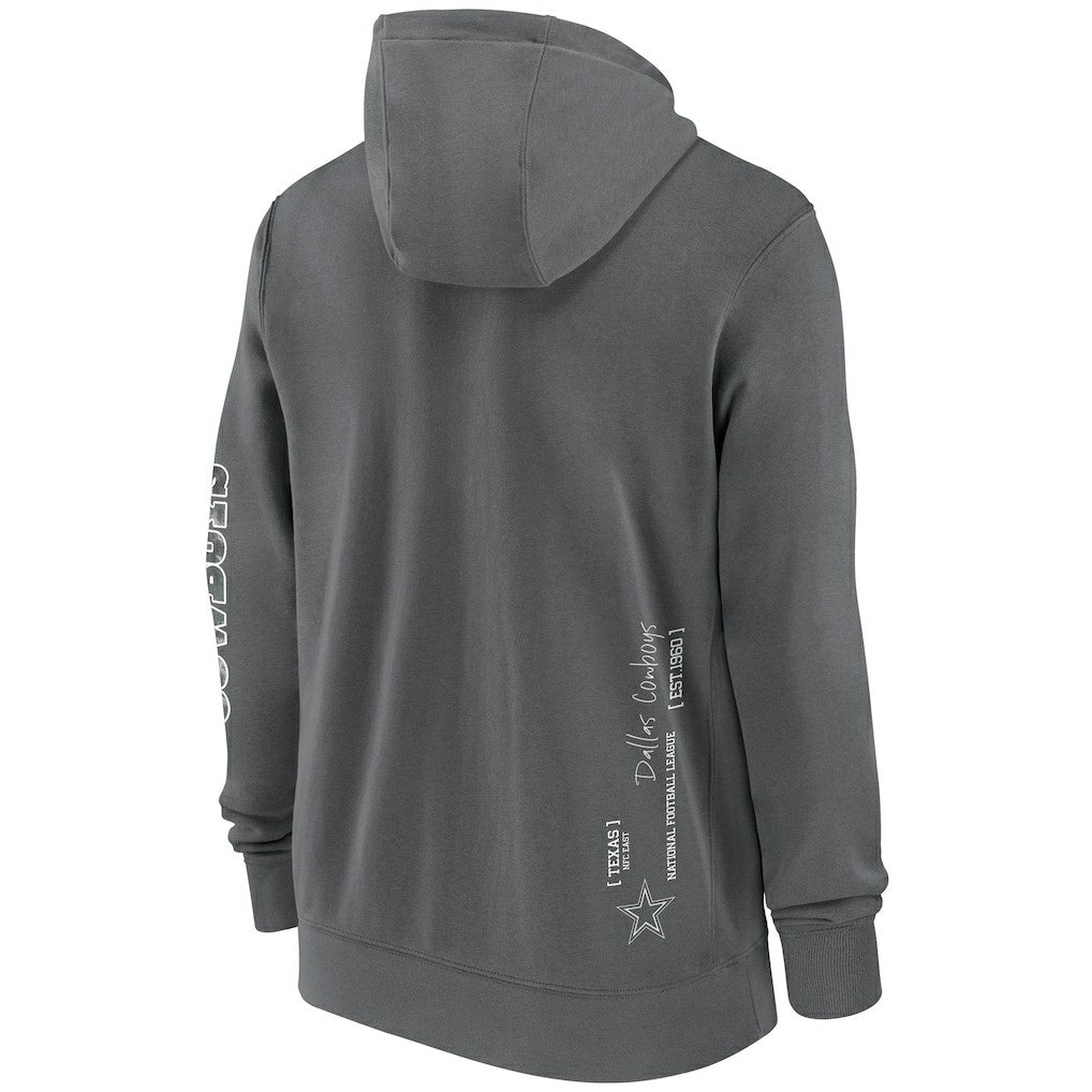 Dallas Cowboys Nike Primetime Club Full-Zip Hoodie