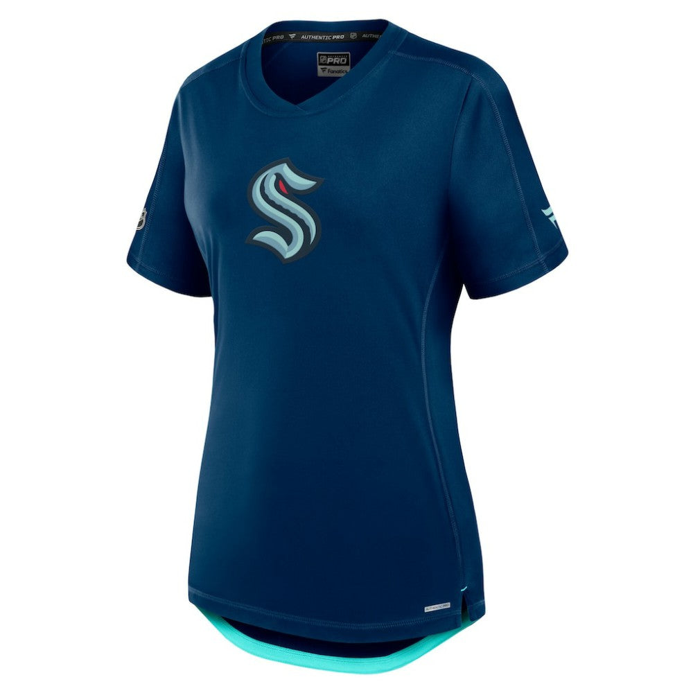 Seattle Kraken Fanatics Women's Authentic Pro Rink T-Shirt Discount
