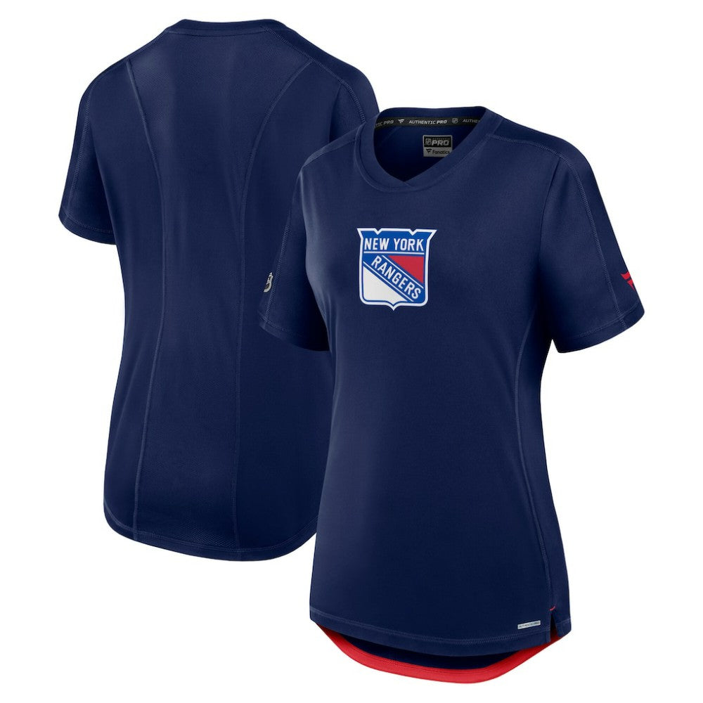 New York Rangers Fanatics Women's Authentic Pro Rink Tech T-Shirt Online