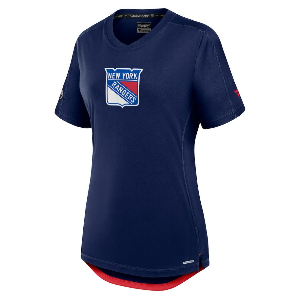 New York Rangers Fanatics Women's Authentic Pro Rink Tech T-Shirt Online