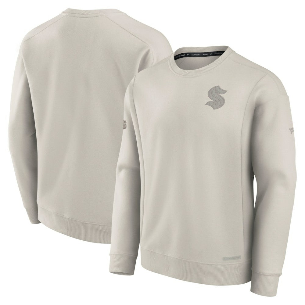 Seattle Kraken Fanatics Authentic Pro Road Fleece Pullover Sweatshirt Online
