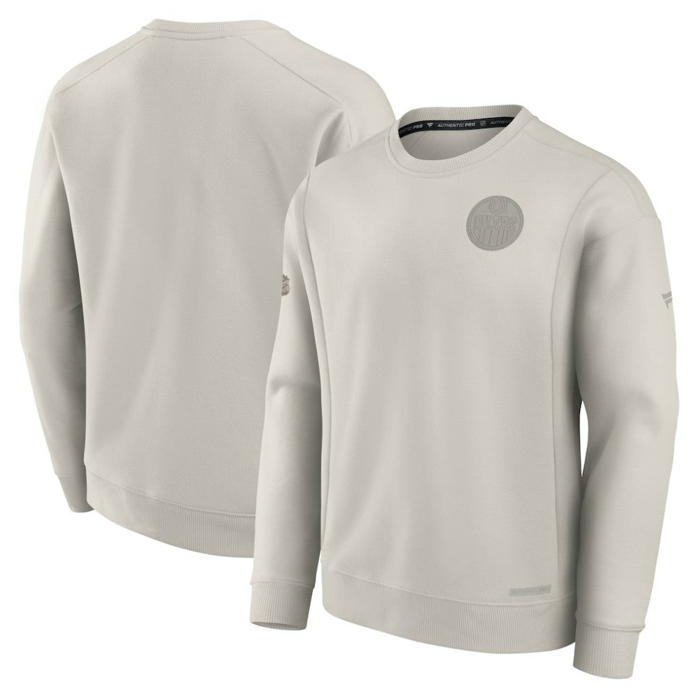 Edmonton Oilers Fanatics Authentic Pro Road Fleece Pullover Sweatshirt Discount