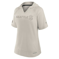 Seattle Kraken Fanatics Women's Authentic Pro Road Short Sleeve V-Neck Pullover Hoodie On Sale