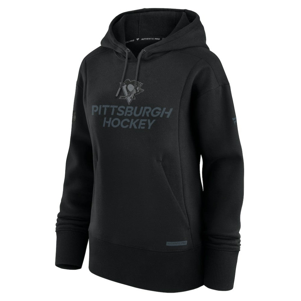 Pittsburgh Penguins Fanatics Women's Authentic Pro Road Pullover Hoodie Sale