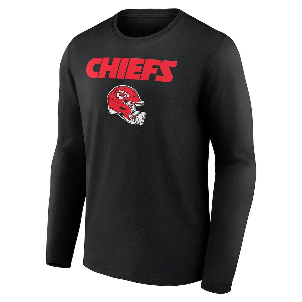 Kansas City Chiefs  Travis Kelce  Team Wordmark Player Name & Number Long Sleeve T-Shirt