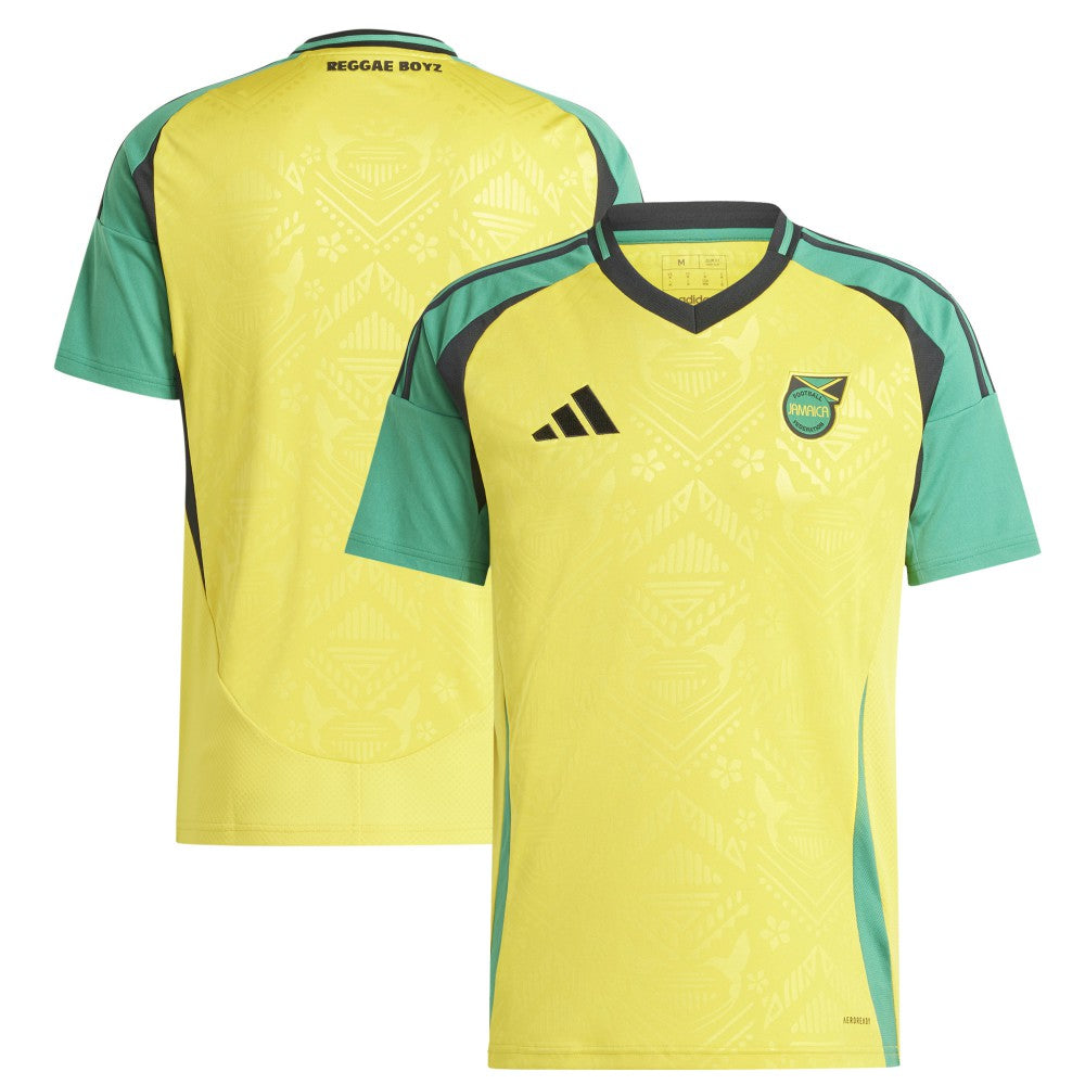 Jamaica National Team 2024 Home Replica Jersey Yellow - Adidas