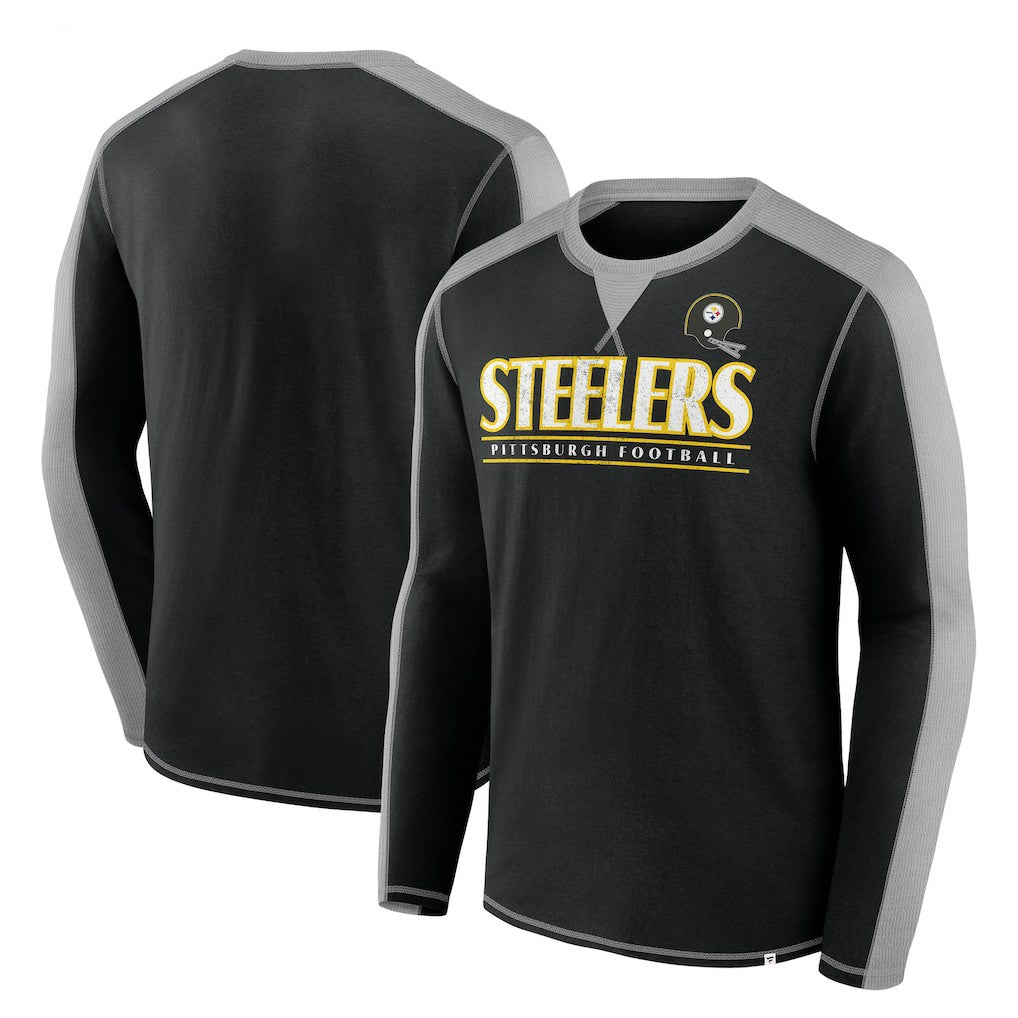 Pittsburgh Steelers Fanatics Behind the Line Long Sleeve T-Shirt