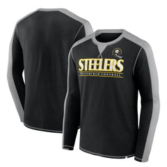 Pittsburgh Steelers Fanatics Behind the Line Long Sleeve T-Shirt