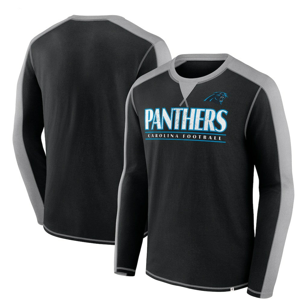Carolina Panthers Fanatics Behind the Line Long Sleeve T-Shirt