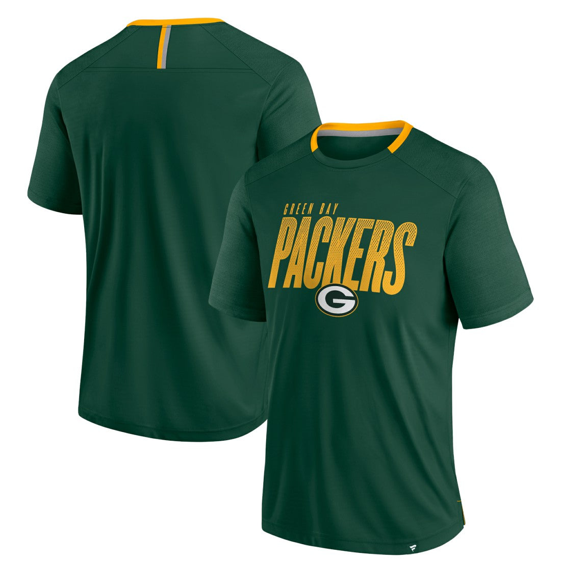 Green Bay Packers Fanatics Defender Fade Slant T-Shirt