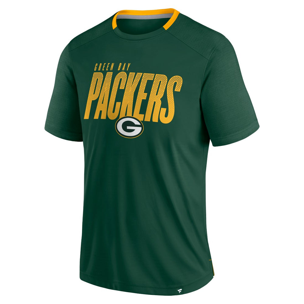 Green Bay Packers Fanatics Defender Fade Slant T-Shirt