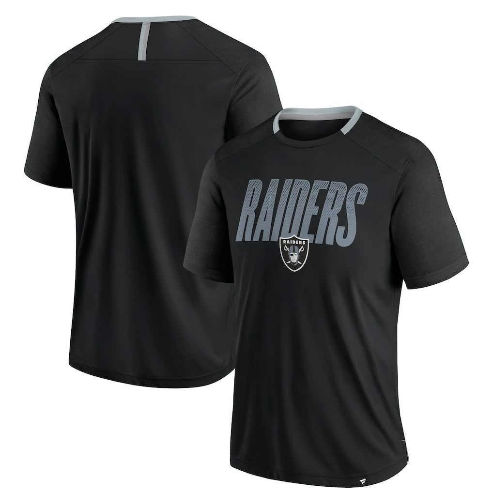 Las Vegas Raiders Fanatics Defender Fade Slant T-Shirt
