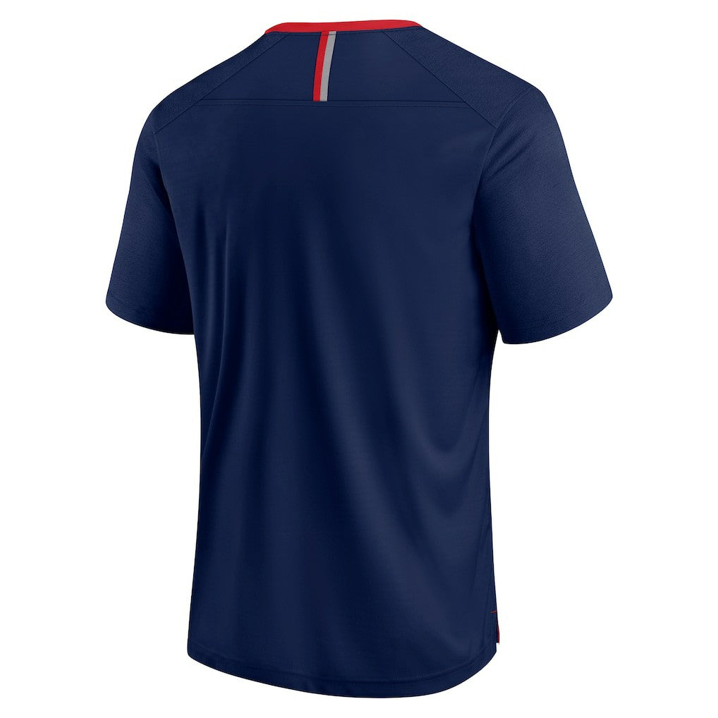 New England Patriots Fanatics Defender Fade Slant T-Shirt