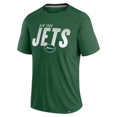 New York Jets Fanatics Defender Fade Slant T-Shirt