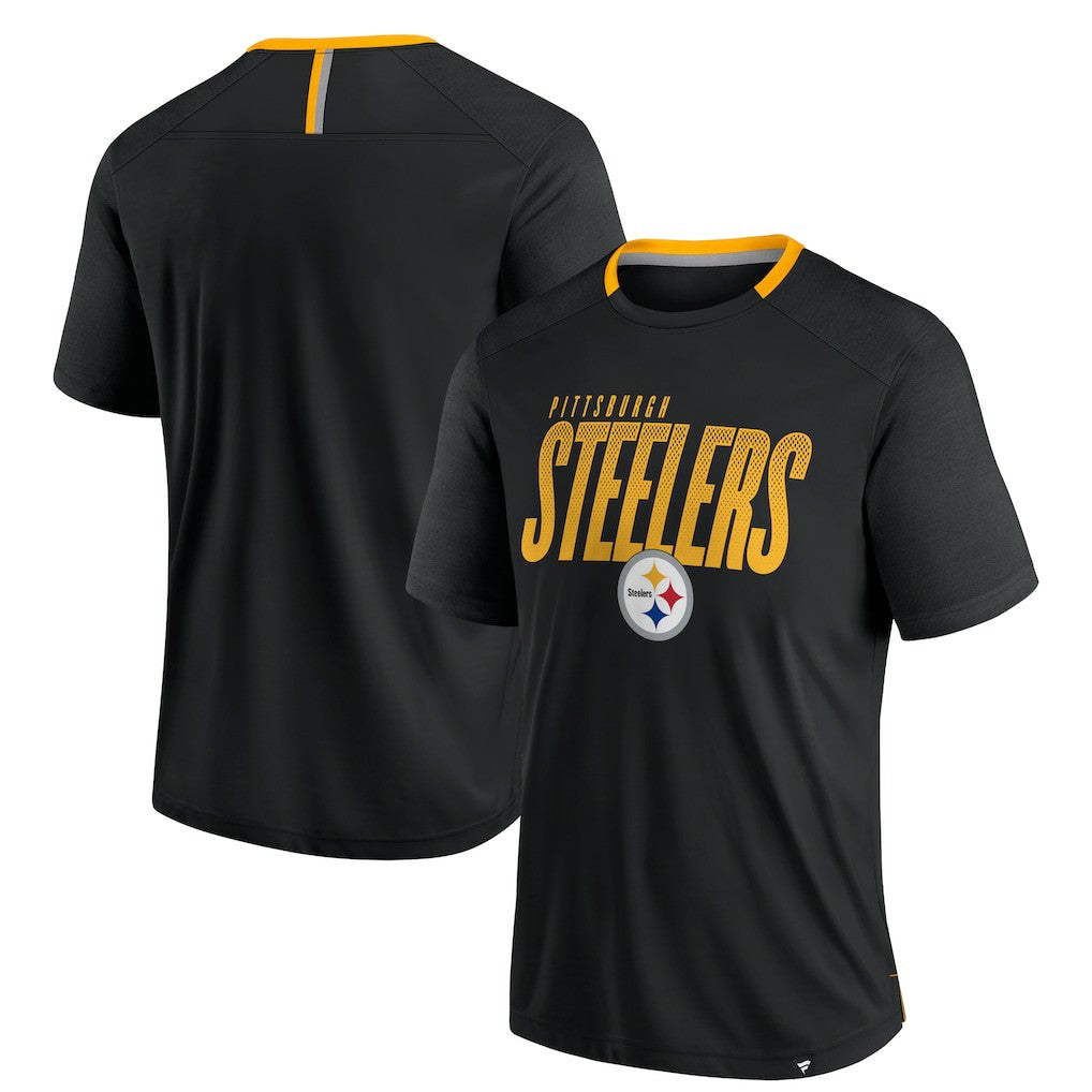 Pittsburgh Steelers Fanatics Defender Fade Slant T-Shirt