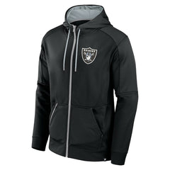 Las Vegas Raiders Fanatics Defender Full-Zip Hoodie