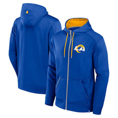 Los Angeles Rams Fanatics Defender Full-Zip Hoodie