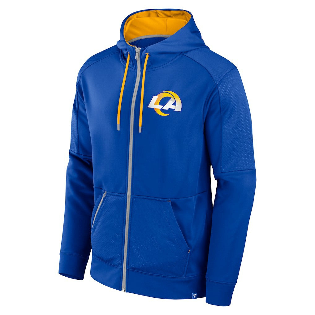 Los Angeles Rams Fanatics Defender Full-Zip Hoodie