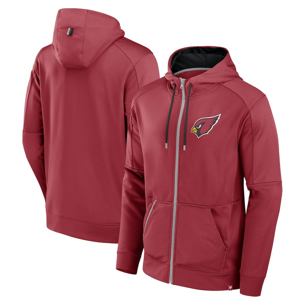 Arizona Cardinals Fanatics Defender Full-Zip Hoodie