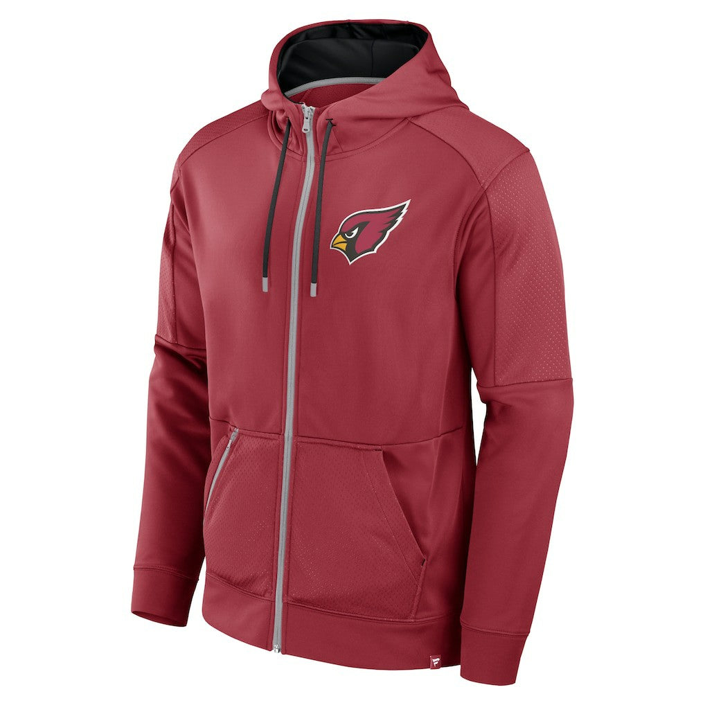 Arizona Cardinals Fanatics Defender Full-Zip Hoodie