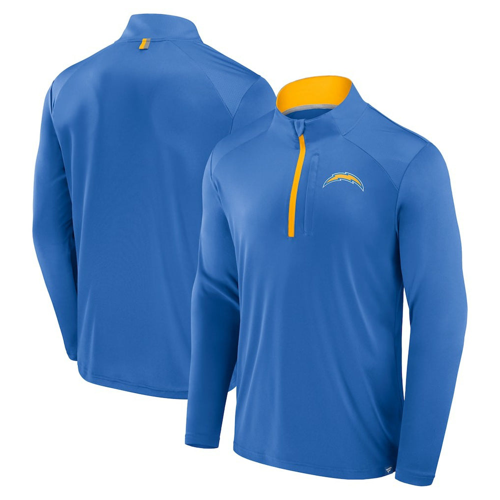 Los Angeles Chargers Fanatics Defender Long Sleeve Quarter-Zip Jacket