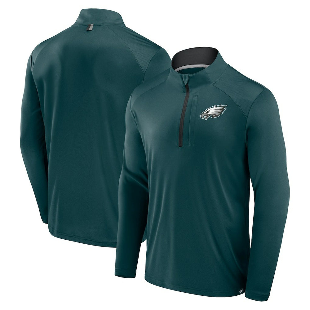 Philadelphia Eagles Fanatics Defender Long Sleeve Quarter-Zip Jacket