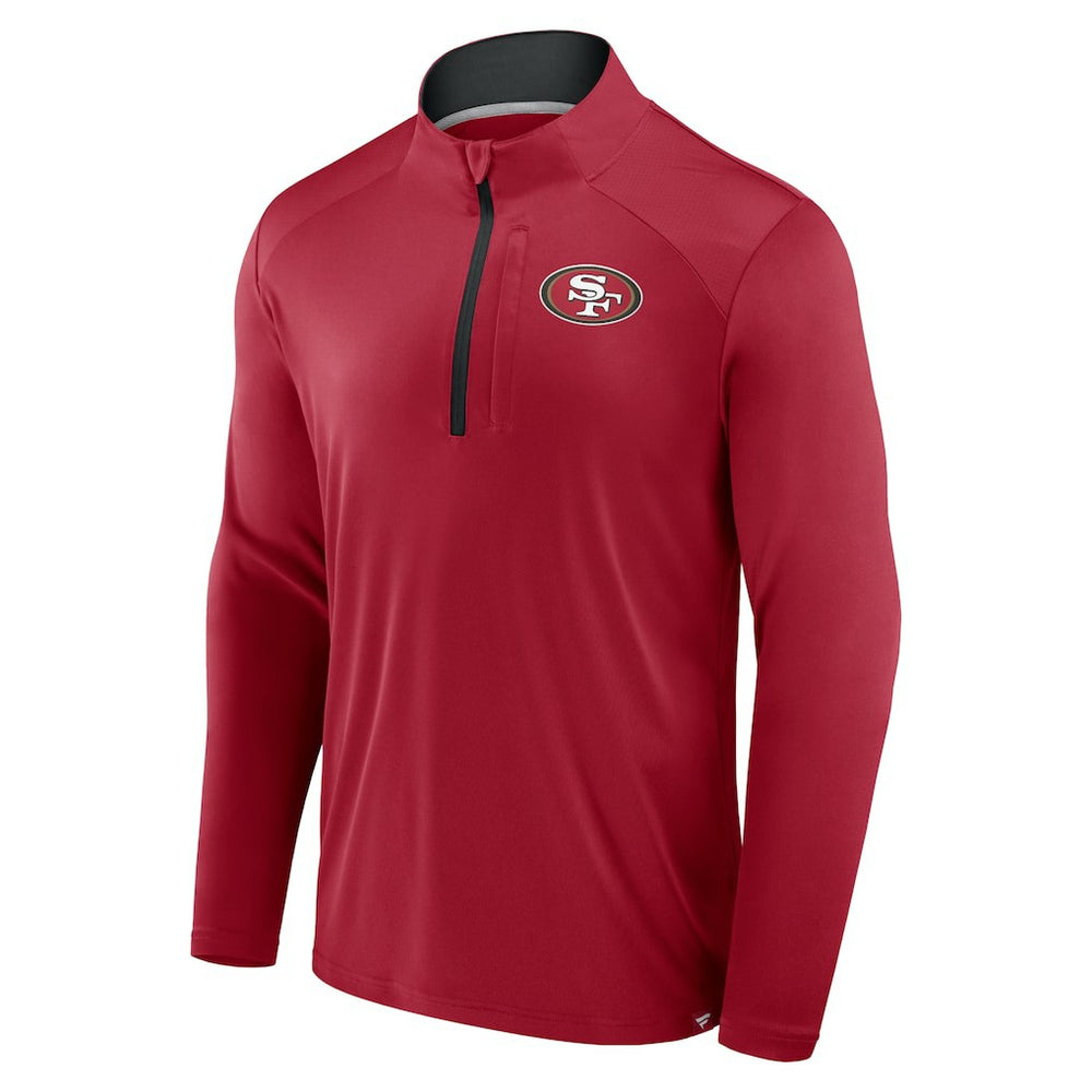 San Francisco 49ers Fanatics Defender Long Sleeve Quarter-Zip Jacket