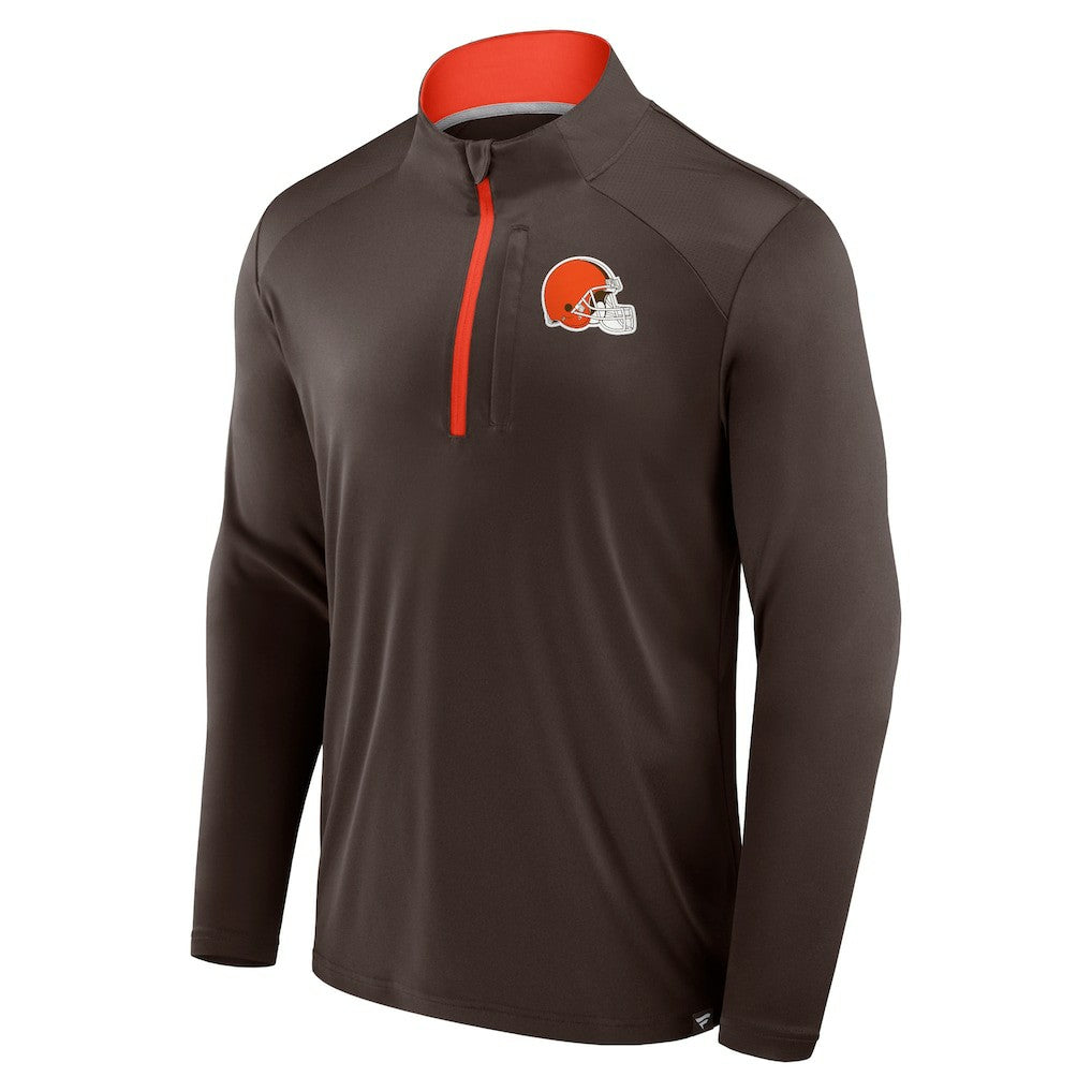 Cleveland Browns Fanatics Defender Long Sleeve Quarter-Zip Jacket