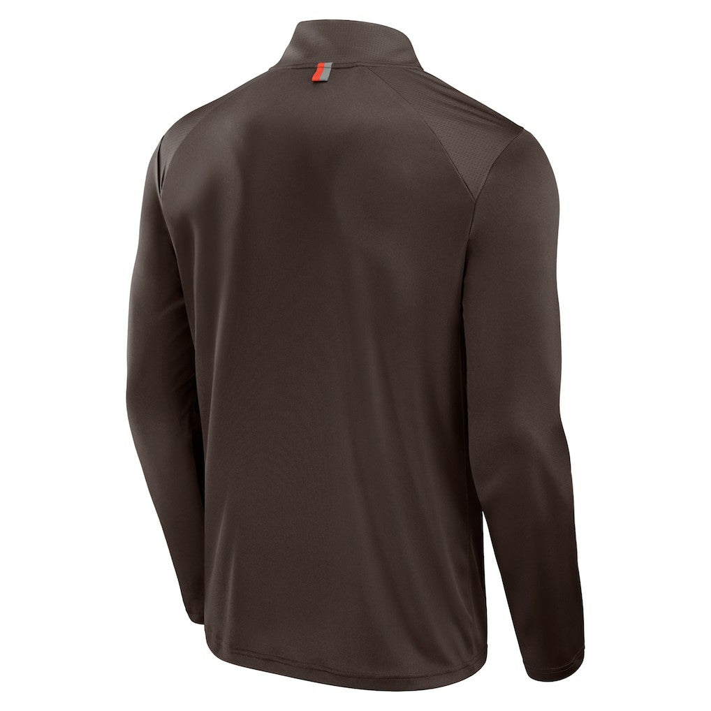 Cleveland Browns Fanatics Defender Long Sleeve Quarter-Zip Jacket