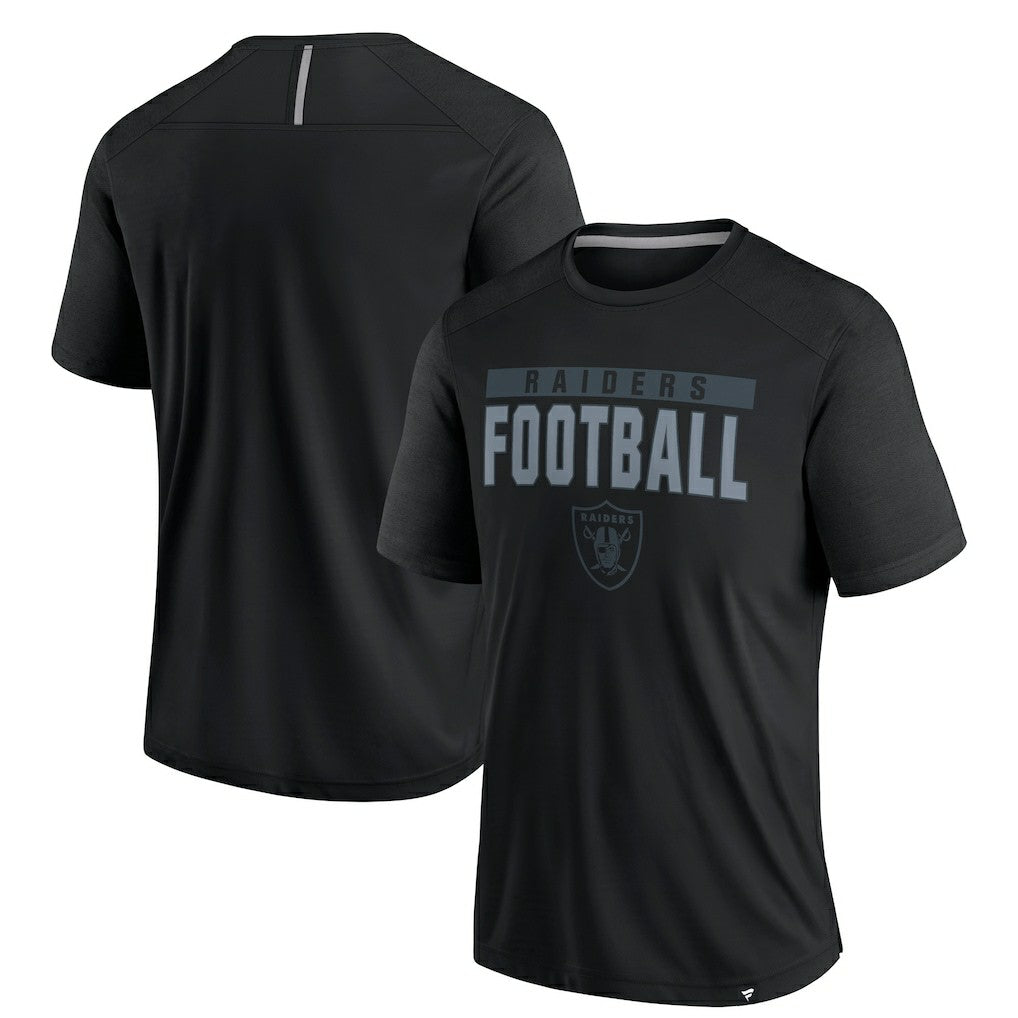 Las Vegas Raiders Fanatics Defender Blackout T-Shirt