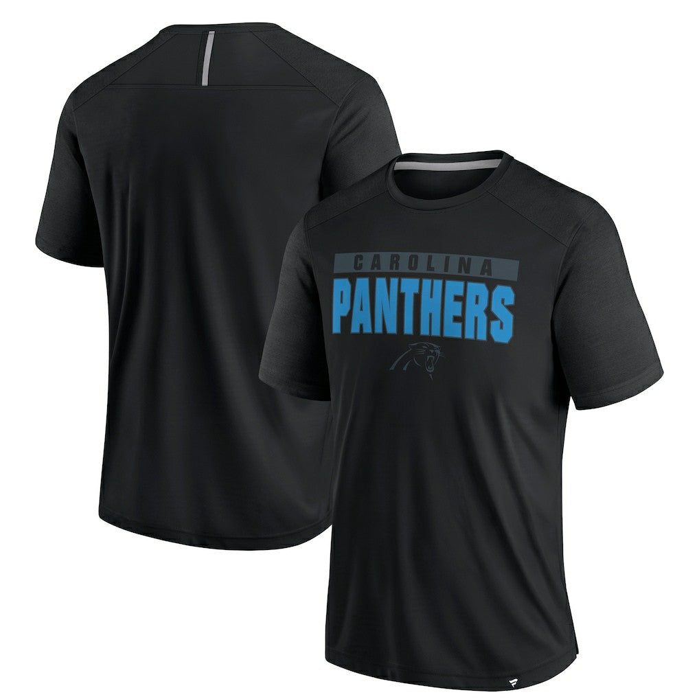 Carolina Panthers Fanatics Defender Blackout T-Shirt